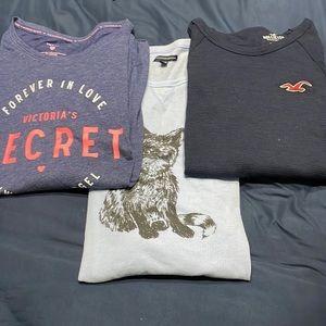 American Eagle, Hollister, and Victoria Secret Sleepwear